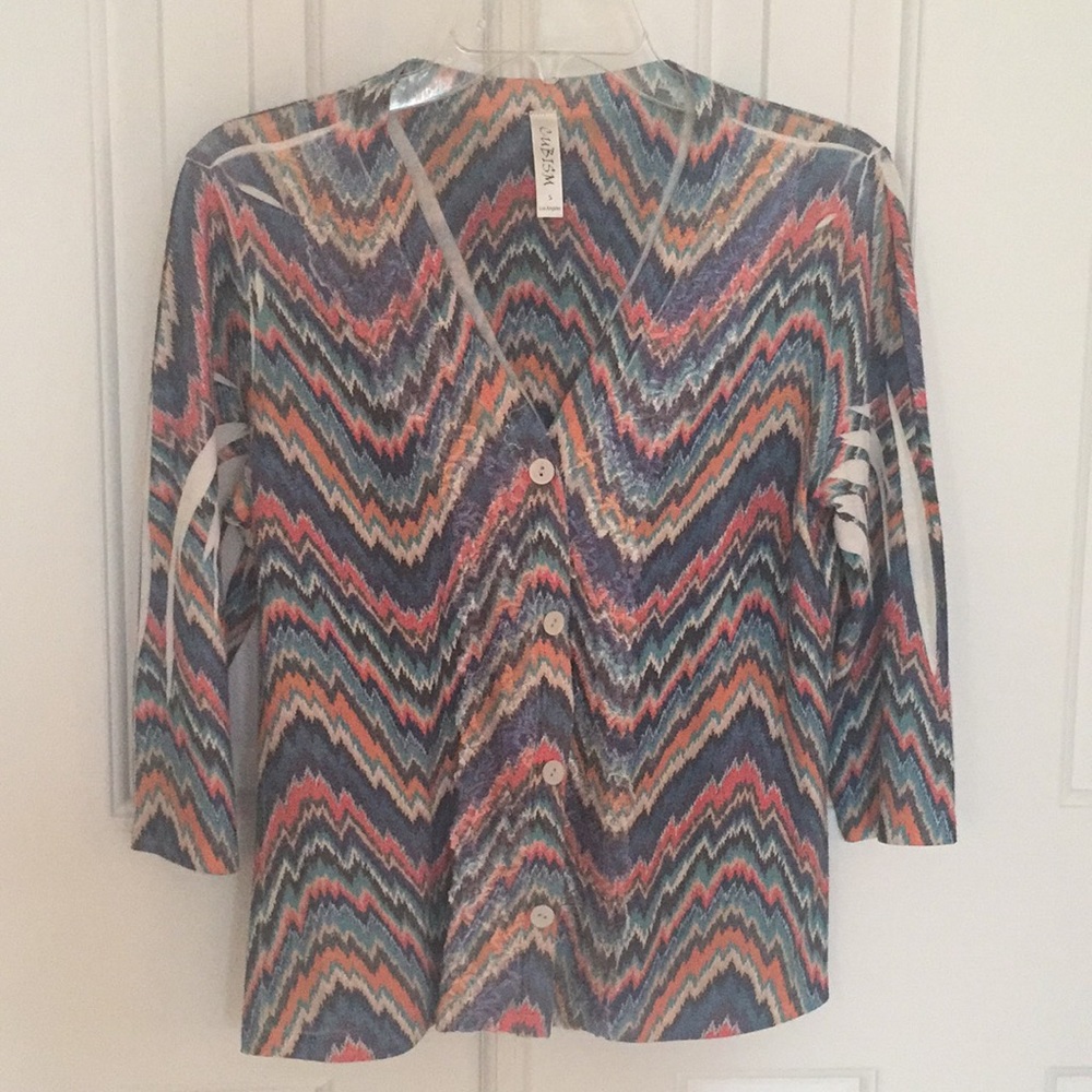 Colorful Cubism Cardigan - Picture 11 of 11